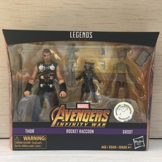 Marvel Legends Infinity War Thor Rocket Raccoon Groot ของเล่นมาเวล ฟิกเกอร์ หายาก