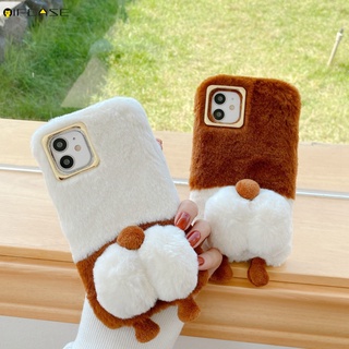 Xiaomi Mi 11 Note 10 10T 9 Pro Lite Ultra 10s CC9 CC9e 9 SE Phone Case Corgi Dog Hairy Plush Winter Warm Simple Cute Cartoon Soft Casing Cases Case Cover