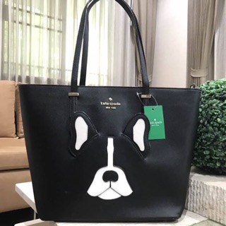 ❤️ Dont Miss! KATE SPADE CEDAR STREET MEDIUM FRENCH BULLDOG TOTE BAG🍭