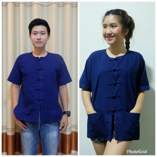 No.9021 เสื้อหม้อฮ้อม เสื้อพื้นเมือง