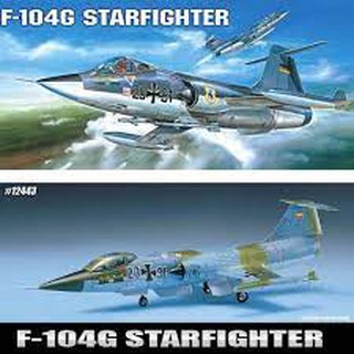 โมเดลเครื่องบินประกอบ Academy Model 1/72 AC12443 LOCKHEED F-104G STARFIGHTER