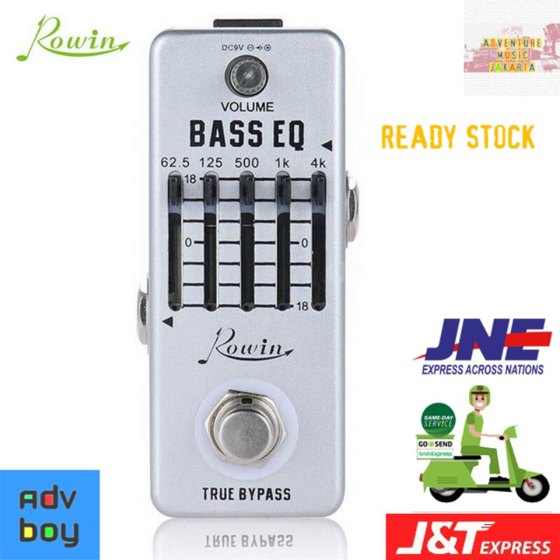 ROWIN BASS EQ Pedal Bass Effects กีตาร์ Rowin LEF-317B Bass Equalizer True Bypass