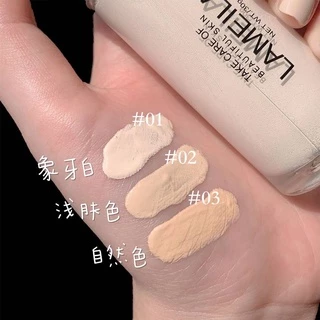 C.120.พร้อมส่งจากไทย!!!LAMEILAคอนซีลเลอร์ ครีมรองพื้น สูตรน้ำนมแพะ ปกปิดผิวให้เรียบเนียนรองพื้น