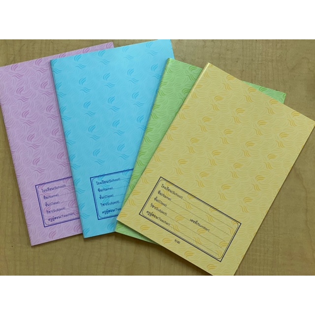 สมุดจด สมุดนักเรียน สมุดปกอ่อน สำหรับนักเรียน 9/40 และ 9/40 แบบ 40 แผ่นและแบบ 80 แผ่น