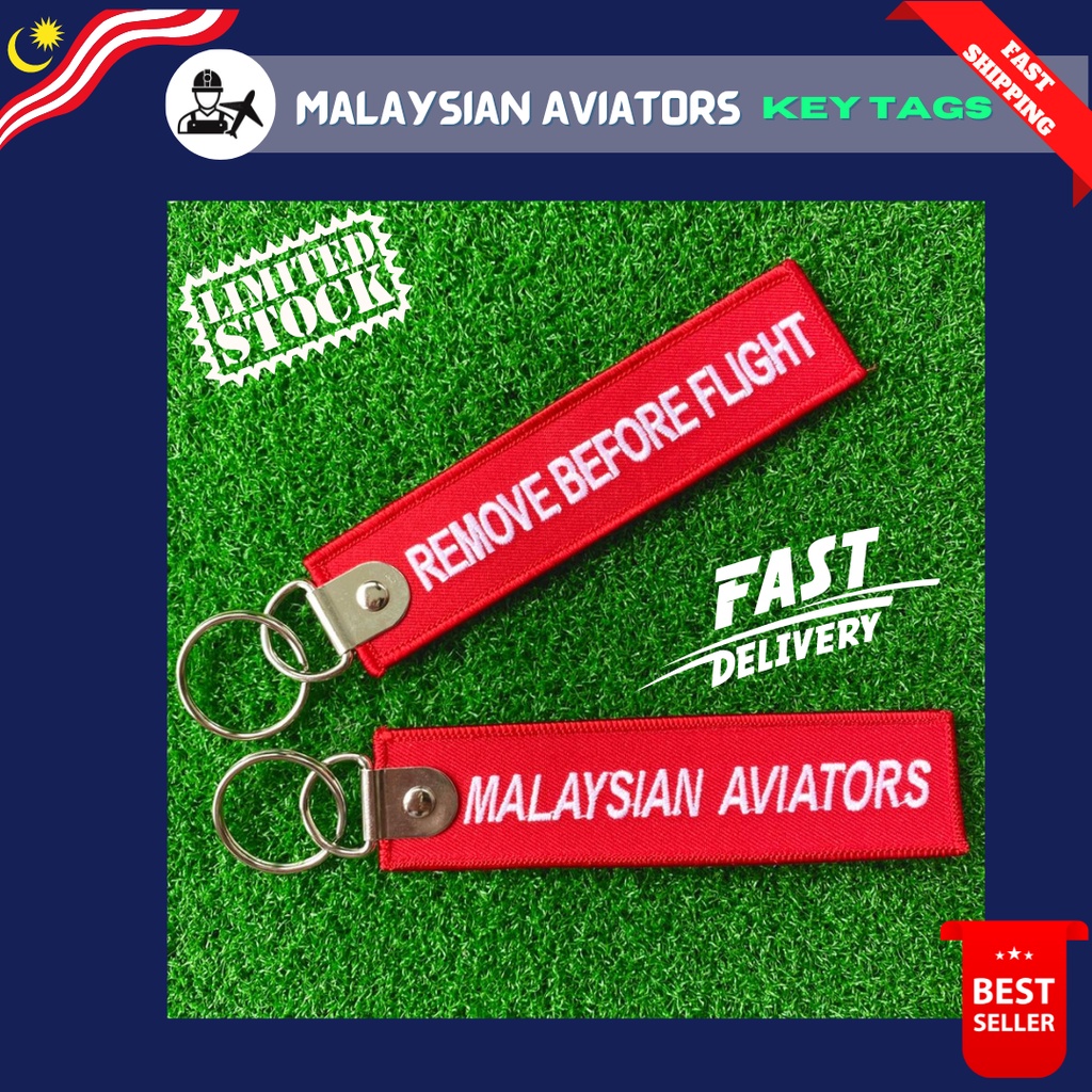[จัดส่งในวันเดียวกัน ] แท็กกุญแจระดับพรีเมียมของมาเลเซีย Aviators