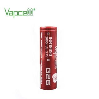 vapcell G26 INR18650 2600mAh 25A แพค1ก้อน