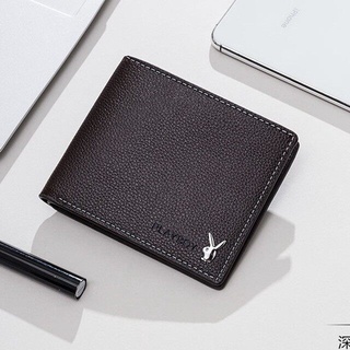 PLAYBOY Man Wallet กระเป๋าสตางค์ผู้ชาย หนังPU กระเป๋าตัง กระเป๋าผู้ชาย กระเป๋าหนัง กระเป๋าสตางค์ผช กระเป๋าใส่บัตร