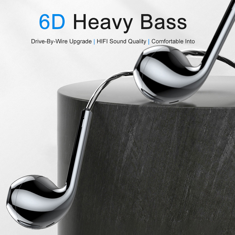 ชุดหูฟังสเตอริโอพร้อมไมโครโฟน 3 . 5 มม . Q2 In - Ear