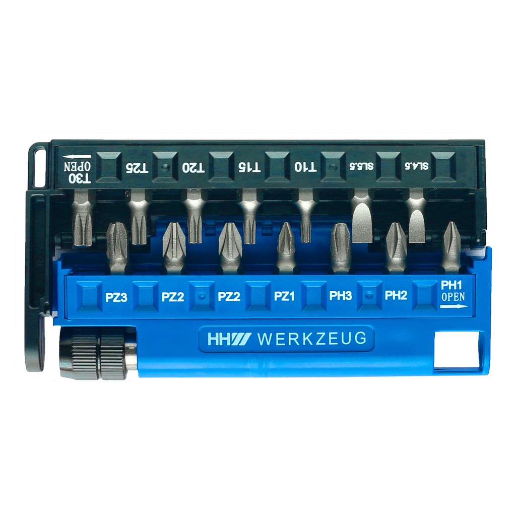 HHW ชุดดอกไขควง 15 ชิ้น พร้อมตัวจับ / HHW Screwdriver Bits & Bit Holder, 15 pcs