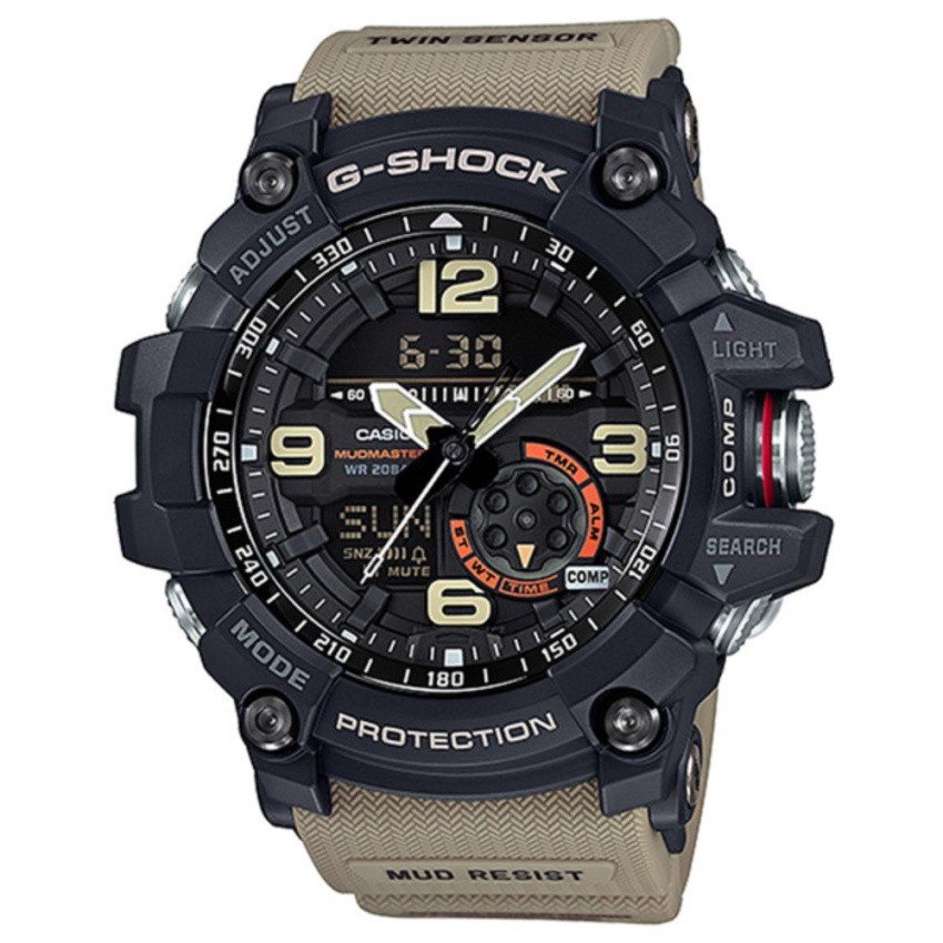 Casio G-Shock นาฬิกาข้อมือผู้ชาย สายเรซิ่น รุ่น GG-1000,GG-1000-1A5  - สีน้ำตาล