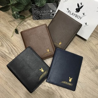 PLAYBOY SHORT WALLET กระเป๋าสตางค์สั้นพับ2ตอน Limited Edition