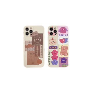 เคสซิลโคน TPU VIVO Y53 Y51 2020 Y72 Y52 Y12 Y30 Y31 2021 Y91C Y91 Y20 Y12S Y17 Y93 Y50 Y20S Y51A Y30i Y12i Y11S Y15 Y95 Y11 Y20i Y90 Y91i U10 Y70 Y1S Z3 Y3S OPPO A15 A5 A7 A5S A9 A5 2020 Cute Smiley Pattern Soft Case