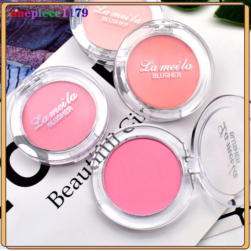 พร้อมส่ง✅lameila✅บลัชออน เนื้อฝุ่นโทนส้มส้มพีช ส้มอิฐ เนื้อดีสีสวยบลัชออน ผลไม้ โทนสีพีช ส้มอิฐ Blushon Monochrome(407) - รูปที่ 6