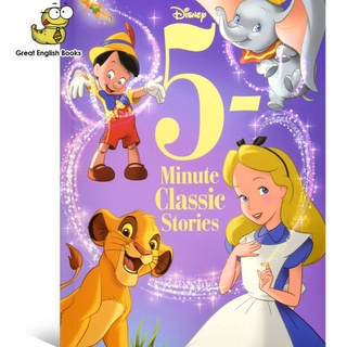 พร้อมส่ง *ลิขสิทธิ์แท้* หนังสือนิทานภาษาอังกฤษ 5-Minute Disney Classic Stories