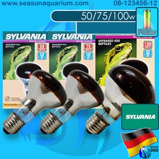 Sylvania Infrared R63 R80 50w / 75w / 100w หลอดความร้อน หลอดอินฟราเรด Reptiles Lamp E27 หลอดสัตว์เลื้อยคลาน heat lamp