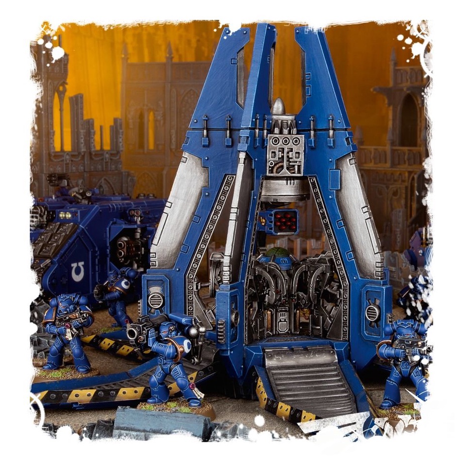 Warhammer 40 000 – Kit Drop Pods Space Marines à Monter Et Peindre – Dès 14 Ans