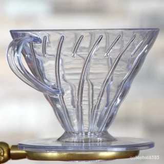 TIMECAFE Resin Dripper V60 ดริปเปอร์ เรซิ่น กรวยดริปกาแฟ 1-4 ถ้วย