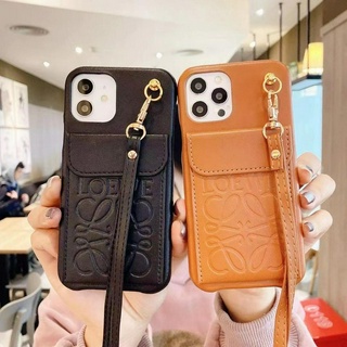 เคสโทรศัพท์มือถือมีช่องใส่บัตรสําหรับ Iphone12Pro 12Promax 11 Pro Max Xsmax Xs Xr 7 8 Plus