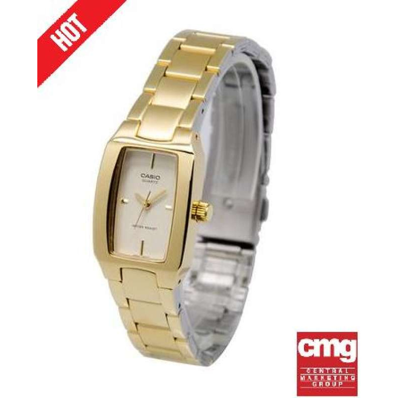 Win Watch Shop (ขายดีอันดับ 1) Casio Standard นาฬิกาข้อมือผู้หญิง รุ่น LTP1165N9C สายแสตนเลสสีทองสิน