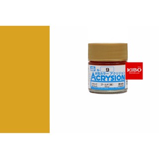 สีสูตรน้ำ ACRYSION COLOR N9 Gold 10ml