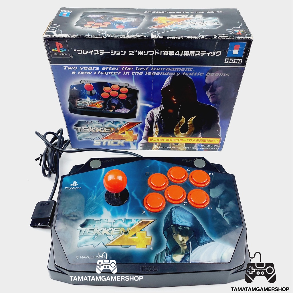 จอยต่อสู้PS2-PS3 Tekken4 fight stick controller HORIของแท้ มือสอง (PlayStation 2)(USED) จอยโยก จอยอา