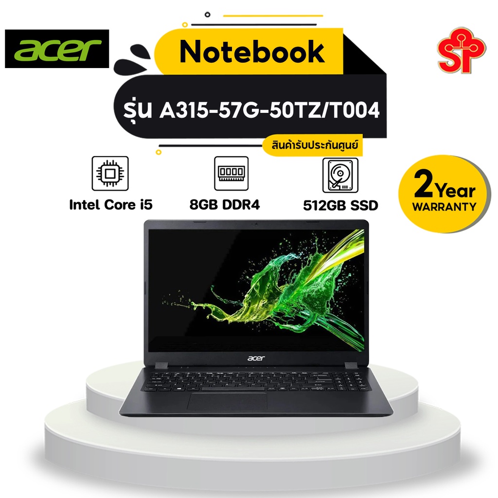 Notebook Acer Aspire A315-57G-50TZ/T004 (Black)