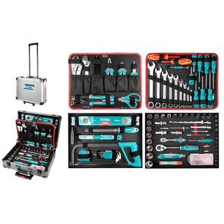 Total  ชุดเครื่องมือช่าง 147 ชิ้น พร้อมกระเป๋าอลูมิเนียม (147 Pcs Hand Tools Set ) รุ่น THKTHP21476