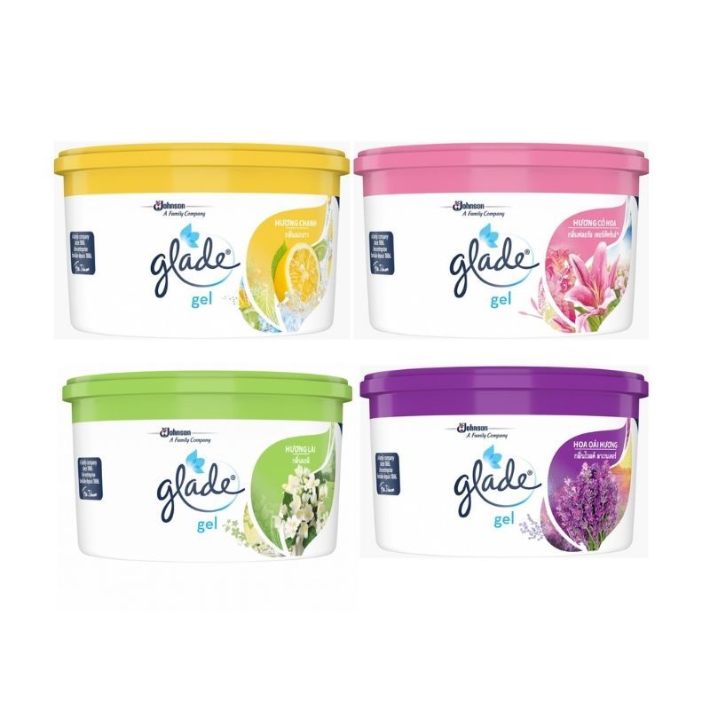 Glade เกลดเจล เจลหอมปรับอากาศ ขนาด 70 กรัม (เลือกกลิ่นได้)