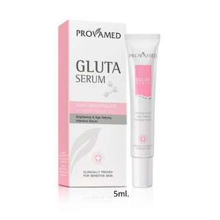 Provamed Gluta Serum โปรวาเมด เซรั่ม กลูต้า ผิวขาวกระจ่างใส 5ml.