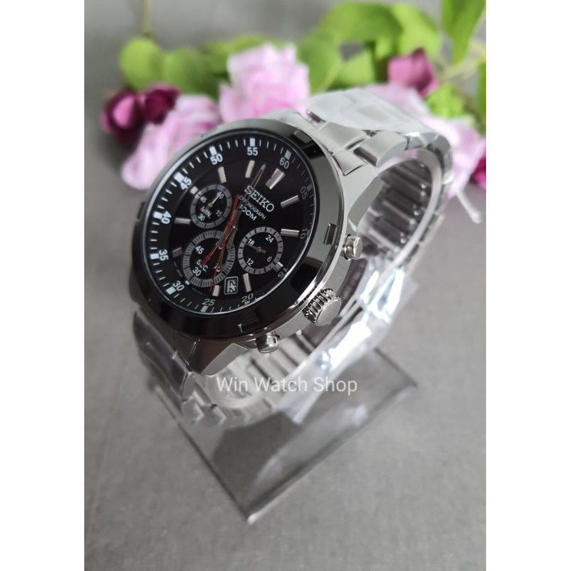 Win Watch shop นาฬิกา Seiko Chronograph รุ่น SKS611P1 นาฬิกาข้อมือผู้ชาย สแตนเลสแท้รับประกันศูนย์ Seiko ไทย 1 ปีเต็ม