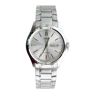 MTP-1239D-2A ผู้ชายวันที่สัปดาห์ Dual ปฏิทิน WaterProof สแตนเลส Causal Bussness นาฬิกา 38 มม.