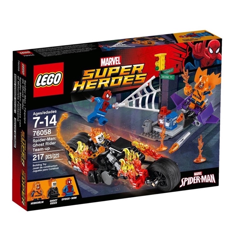 LEGO Spider-Man 76058 Ghost Rider Team-up ของแท้