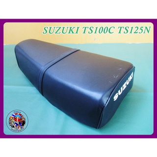 เบาะรถมอเตอร์ไซค์ -  SUZUKI TS100C TS125N Black Seat Complete