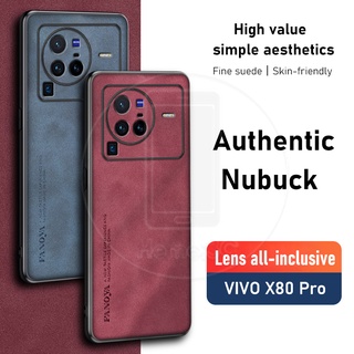 เคสโทรศัพท์มือถือหนัง แบบแข็ง สําหรับ Vivo X80 X70 Pro Plus Pro+