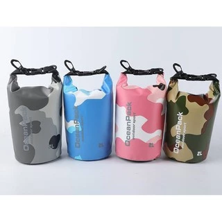 (ขนาด 2-20 L) MARJAQE 607 กระเป๋าเป้กันน้ำ Dry bag สำหรับกิจกรรมทางน้ำ ตั้งแคมป์ เดินป่า พายเรือคายัค