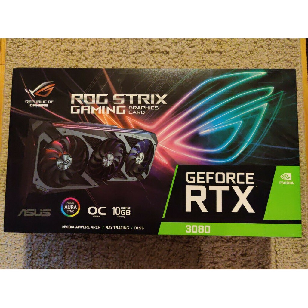 ASUS NVIDIA GeForce RTX 3080 ROG STRIX GAMING OC Edition **โปรดสอบถามสินค้าในสต๊อกก่อนซื้อ