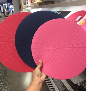 PANNÅ แผ่นรองจาน สีแดง สีฟ้า สีชมพู 37 ซม. IKEA