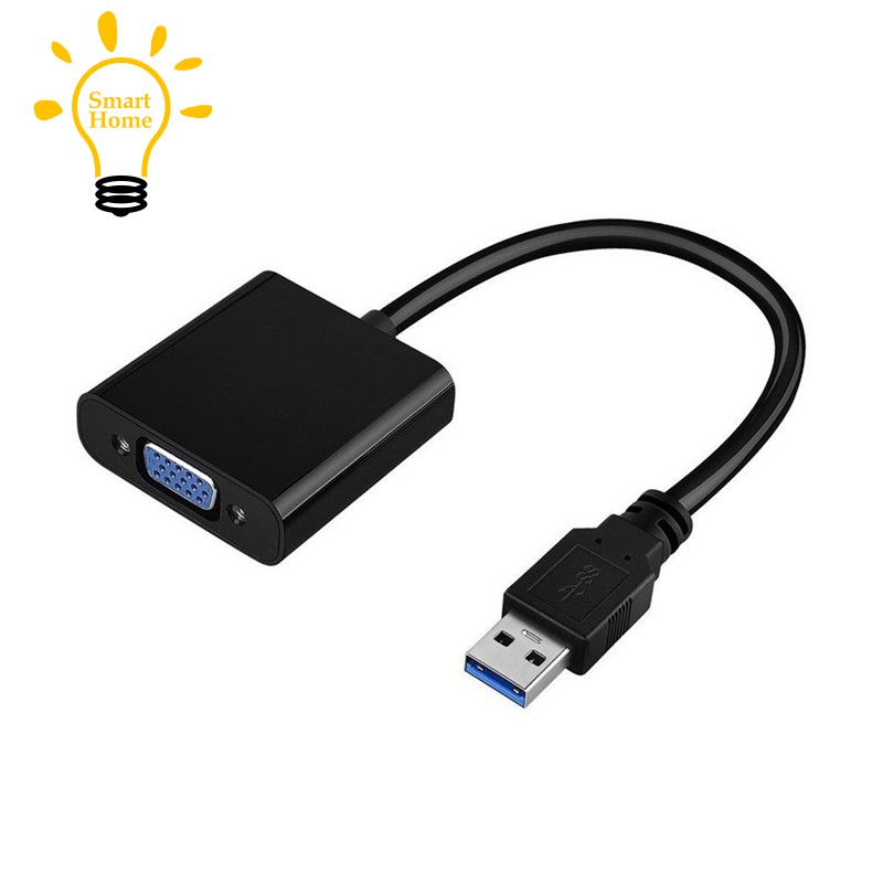 ☺ Premium USB 3.0 to VGA Adapter Converter, Full HD External Video Card