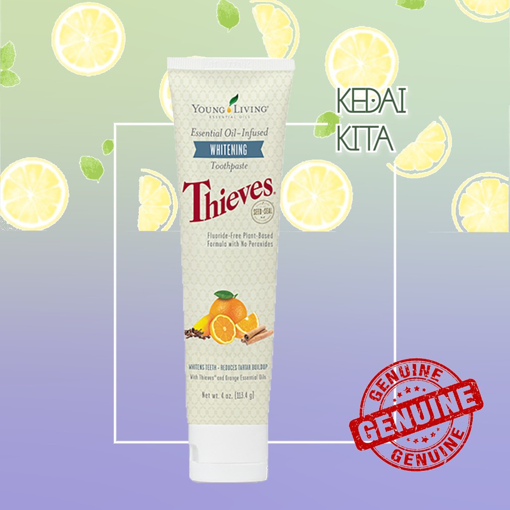 Young Living YL Thieves ยาสีฟันไวท์เทนนิ่ง 40z