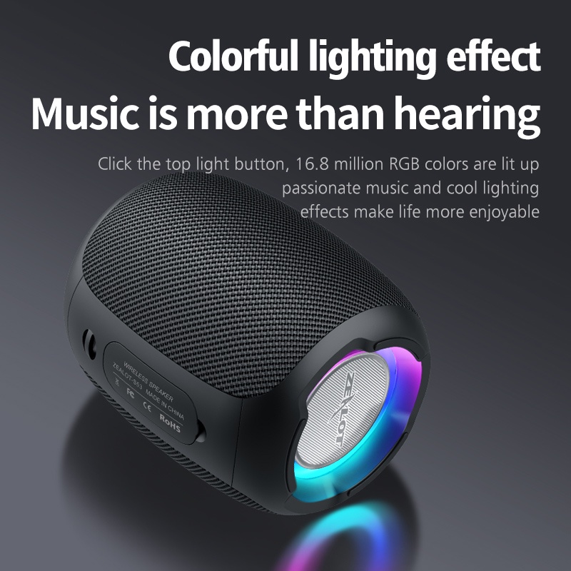 ZEALOT S53 20W ortable Bluetooth Seaker FM Outdoor TWS Connection High ...