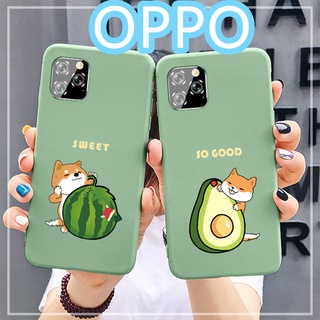 เคสซิลิโคน แตงโม หมา OPPO A5/ A9 2020 Reno A3S  A7 OPPO A31 A5s  A12 F11 Pro F9 F7 #904