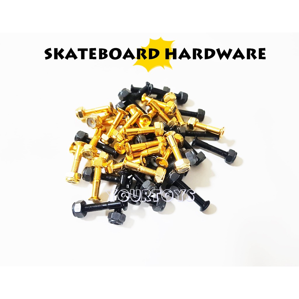 (ใช้ Skate Tool ไขได้) น๊อตทรัค น็อตทรัค น๊อตยึดทรัค น็อตยึดทรัค - Skateboard Surfskate สเก็ตบอร์ด เซิร์ฟสเก็ต