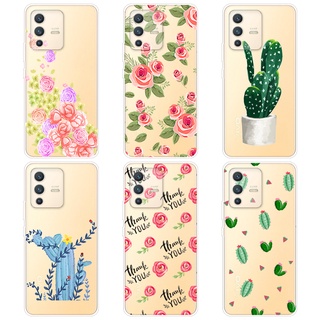 เคสโทรศัพท์มือถือ ซิลิโคน TPU พิมพ์ลายการ์ตูน สําหรับ VIVO V23 5G V23 5G