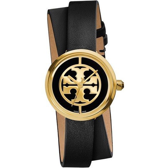 Tory Burch Reva Logo Dial Double Wrap Leather Strap Watch, 28mm นาฬิกา Tory  Burch แท้ นำเข้าเองจากUSA | Shopee Thailand