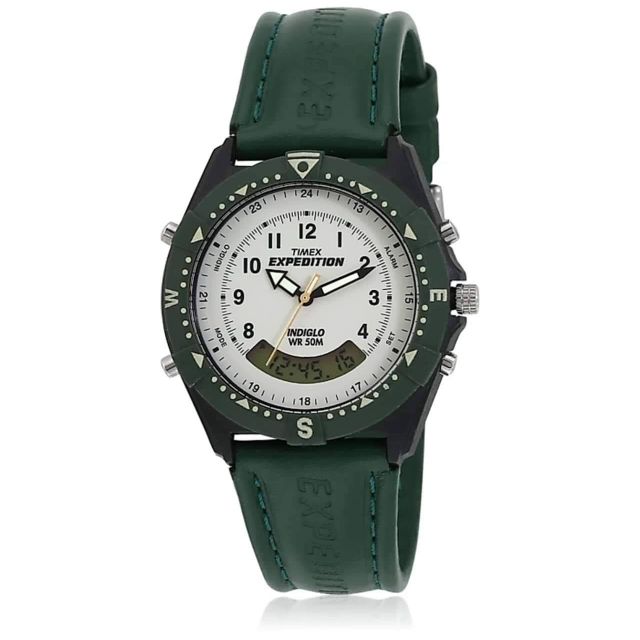 ขายๆนาฬิกาข้อมือรุ่นใหม่ มือหนึ่ง -แบรนต์ Timex Expedition  สายเขียวหน้าปัดเขียว