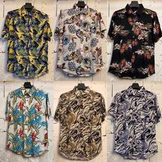 เสื้อเชิ้ตลายฮาวาย hawaii ไซส์ m l xl 2xl 3xl 4xl เนื้อผ้าเรยอน💯% ผ้านิ่มสวมใส่สบายไม่ร้อน ใส่ได้ทั้งชายและหญิง