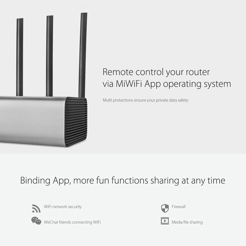 Xiaomi Router R3P 2600 Mbps 4 Dual Band 5 . 0 Ghz ปลั๊กเสียบปลั๊ก Eu ...