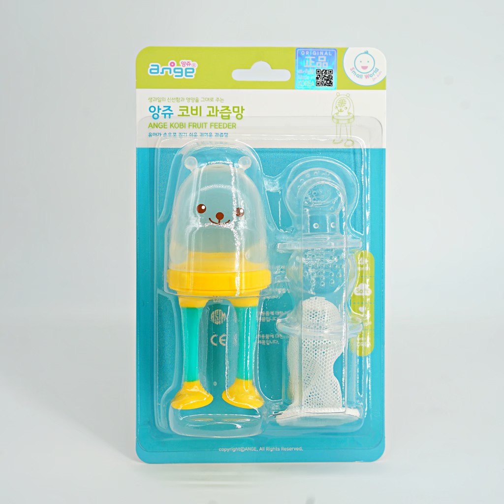 Ange(อังจู) KOBI FRUIT FEEDER - GREEN ตัวป้อนผลไม้โคบิ สินค้าจากเกาหลี แท้ (มี มอก.)
