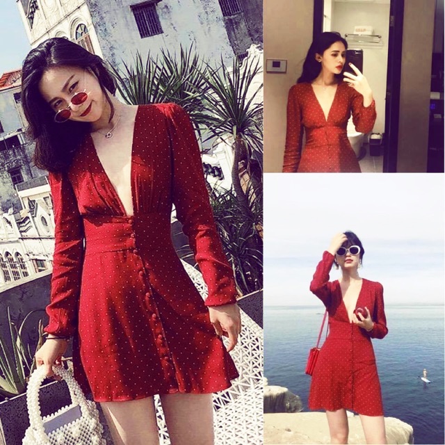 Dress red hot. สีแดง
