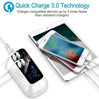 อุปกรณ์ชาร์จ USB Charger Hub New 8-Port  พร้อมช่องชาร์จ Type-C USB 3.0